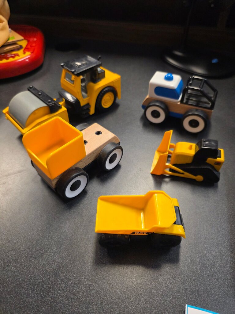 Cat Construction Vehicle Toy Set