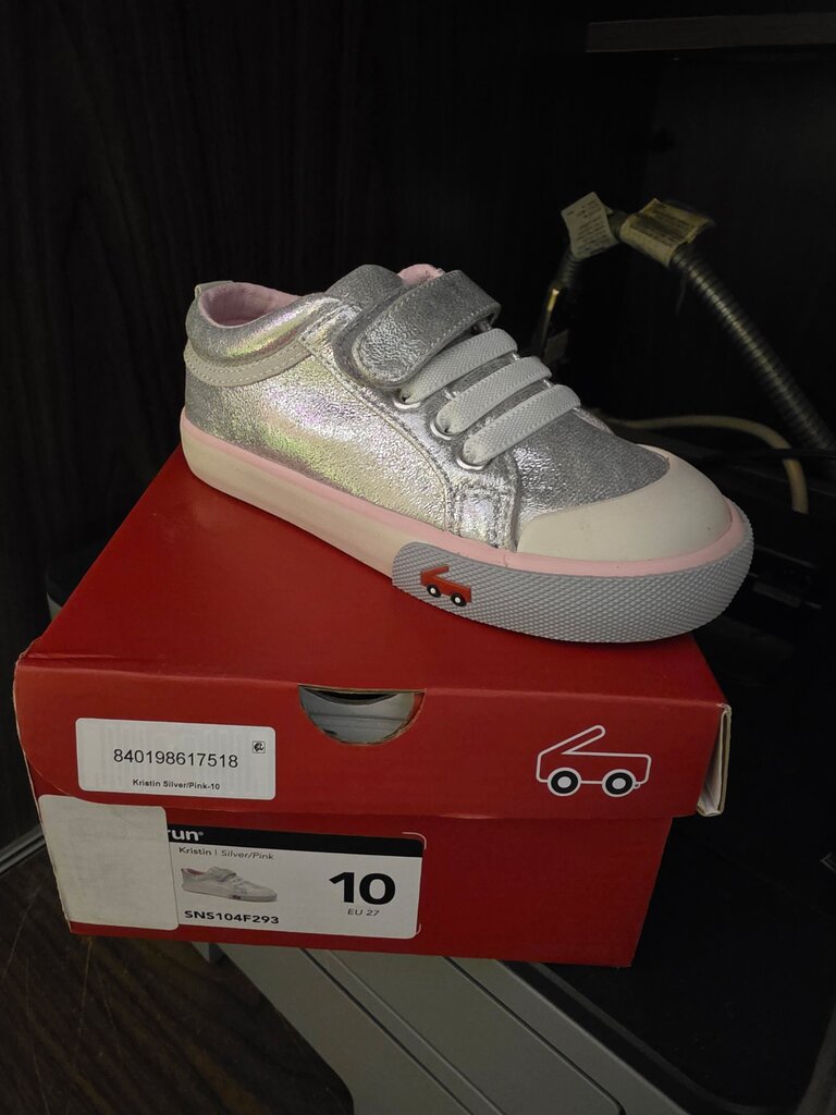 Kristin Silver/Pink Toddler Sneakers NWT