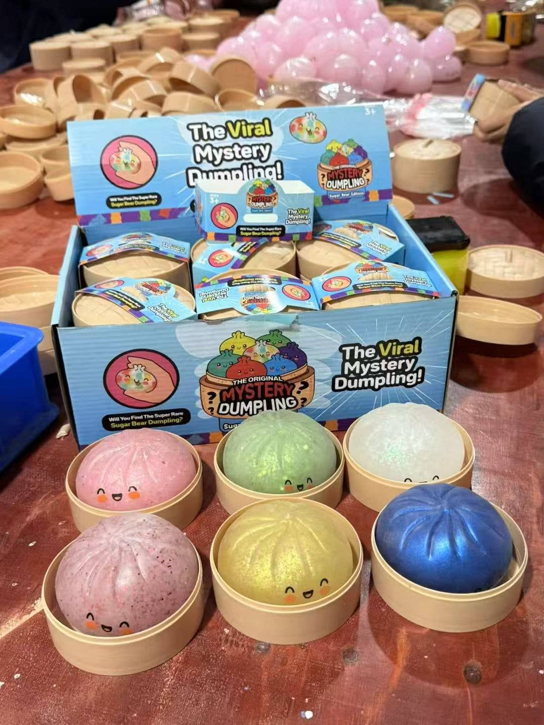 Squishy Dumpling Stress Relief Toy (Jumbo Size): Solid Color