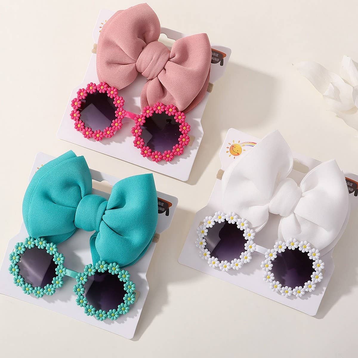 Summer Bow Headband & Sunglasses Set for Kids_CWAHA6744: TYPE2 / (OS) 1