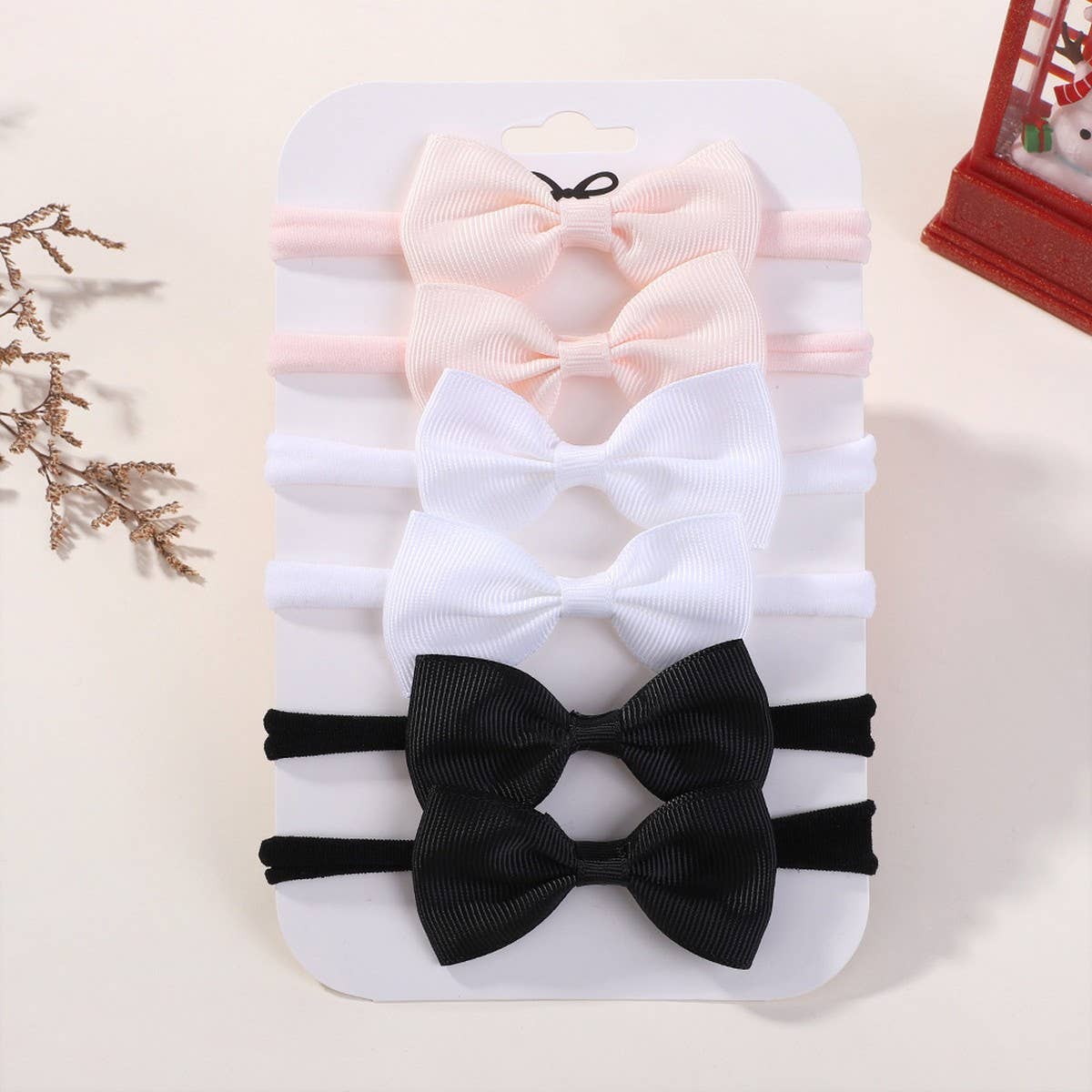 Kids Bow Headband Set – Elastic Nylon No Marks_CWAHA6720: TYPE6 / (OS) 1