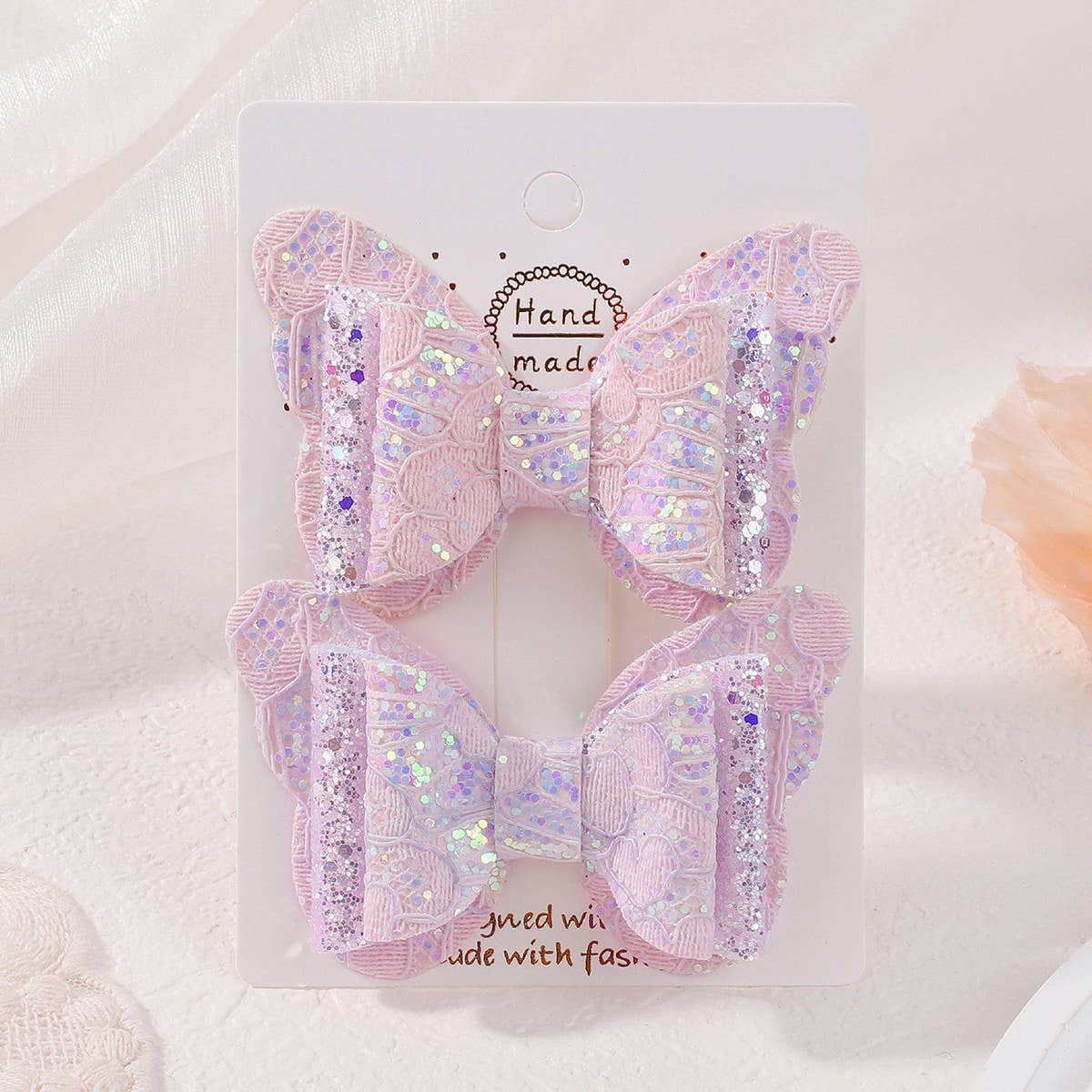Cute Cartoon Glitter Bow Hair Clip Set_CWAHA6730: TYPE2 / (OS) 1