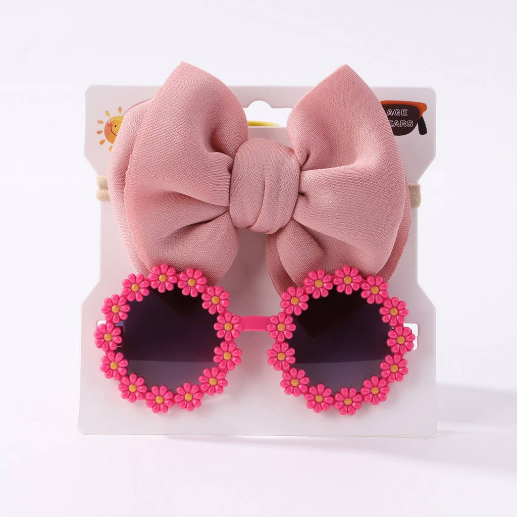 Summer Bow Headband & Sunglasses Set for Kids_CWAHA6744: TYPE3 / (OS) 1