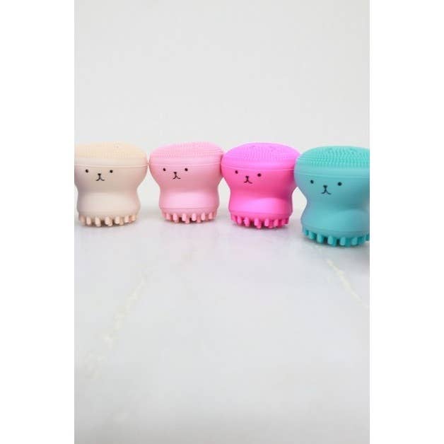 Silicone Face Scrubber: Assorted Color / ONE SIZE(12)