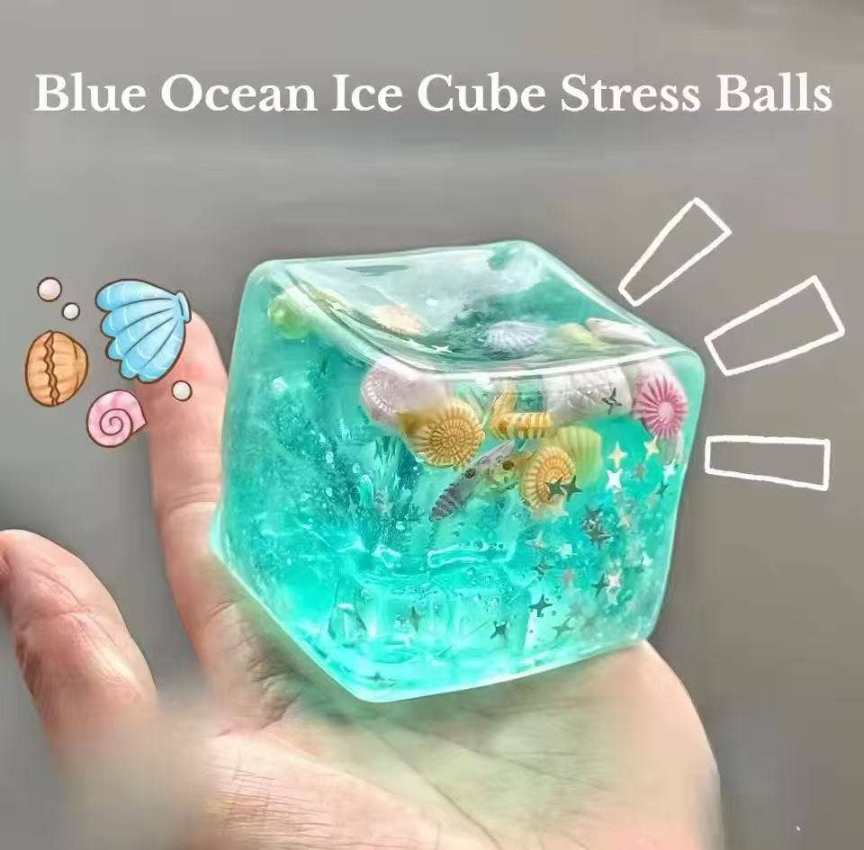 Adult Soft Squishy Ocean Themed Building Block Stress Relief