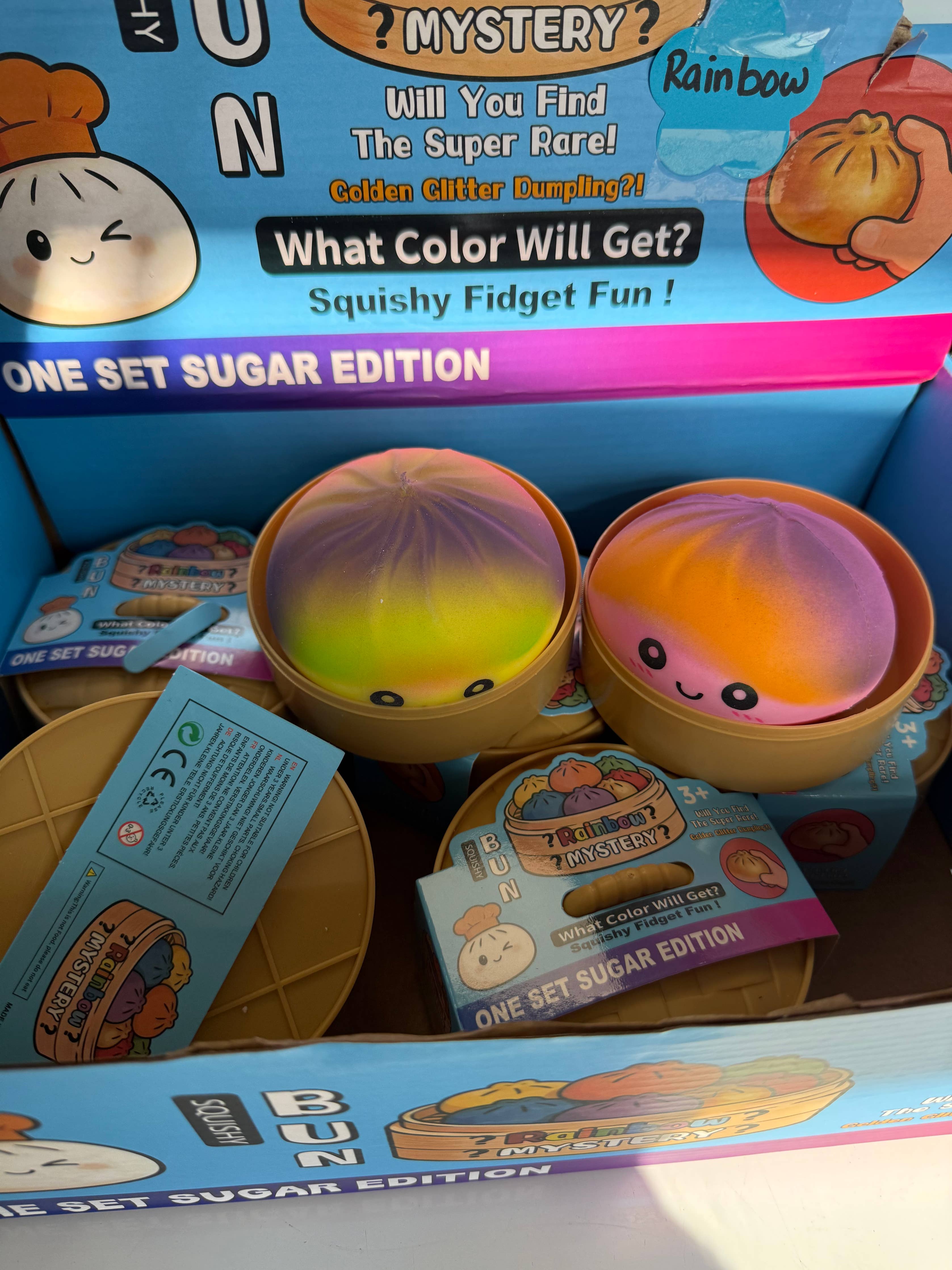 The Viral Squishy Dumpling- Rainbow Edition 