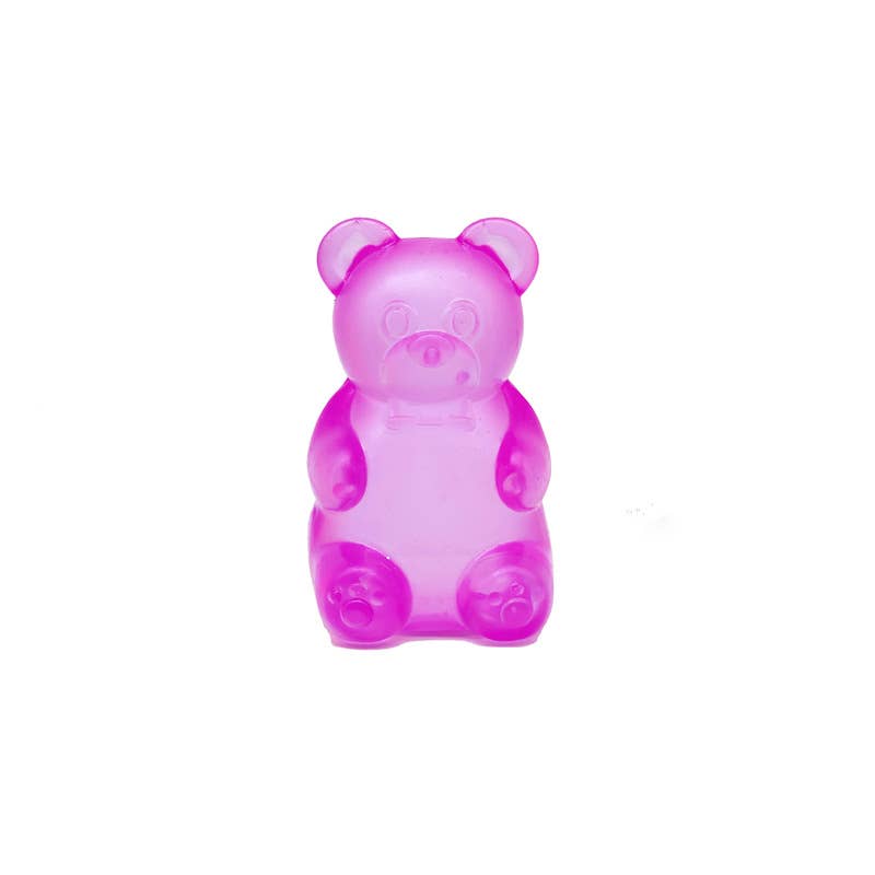 Gummy Bear Squish Stress Fidget Squeeze Toy: Pink box / One Size