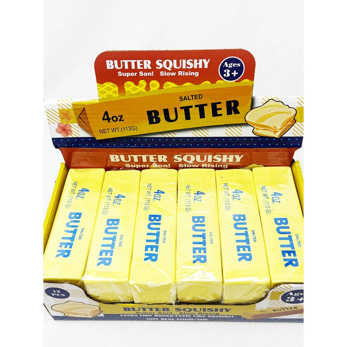 Slow Rising Soft Butter Squishy: YELLOW / ONE SIZE(12)