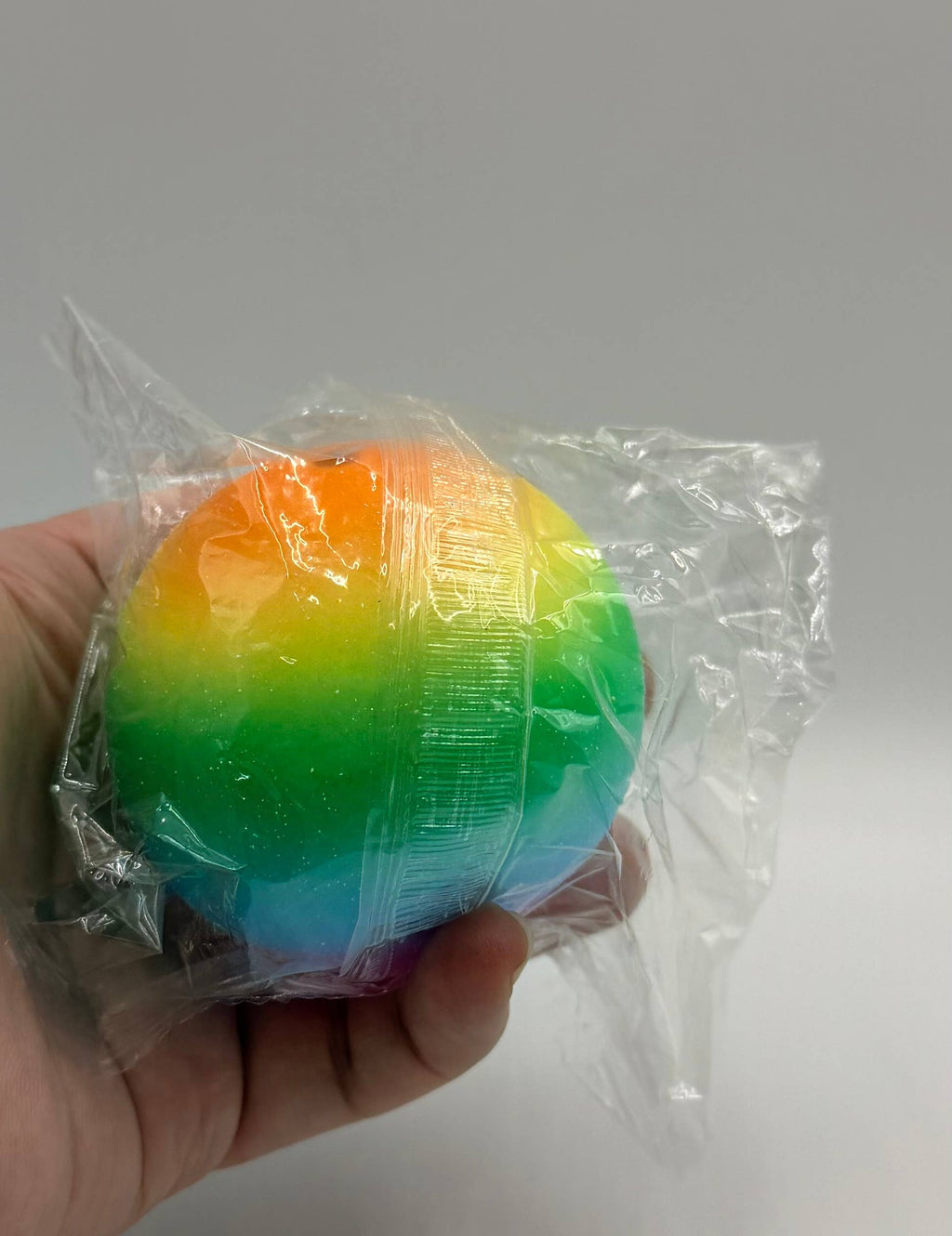 Rainbow Stress Relief Squishy Ball - Soft Sensory Fidget Toy