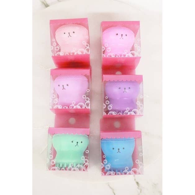 Silicone Face Scrubber: Assorted Color / ONE SIZE(12)