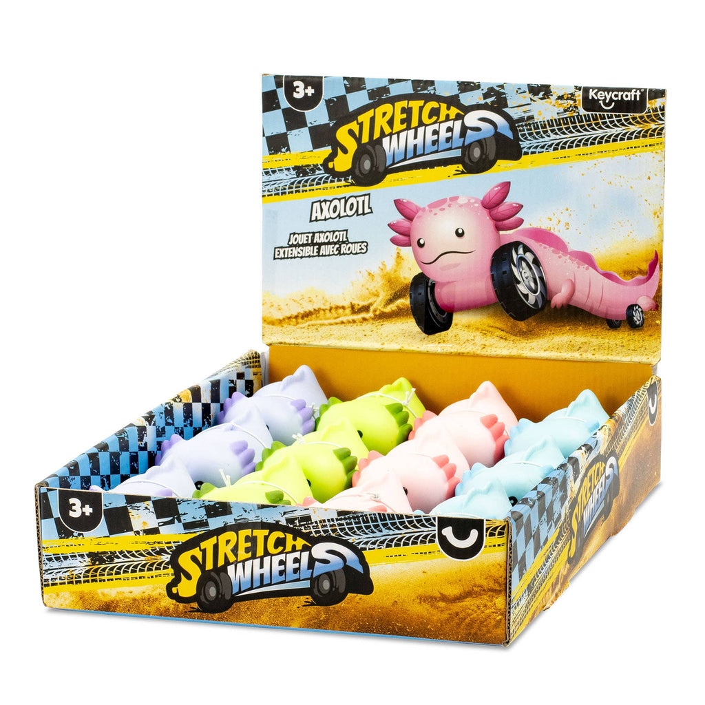 Stretch Wheels Sensory Axolotl Car Toy