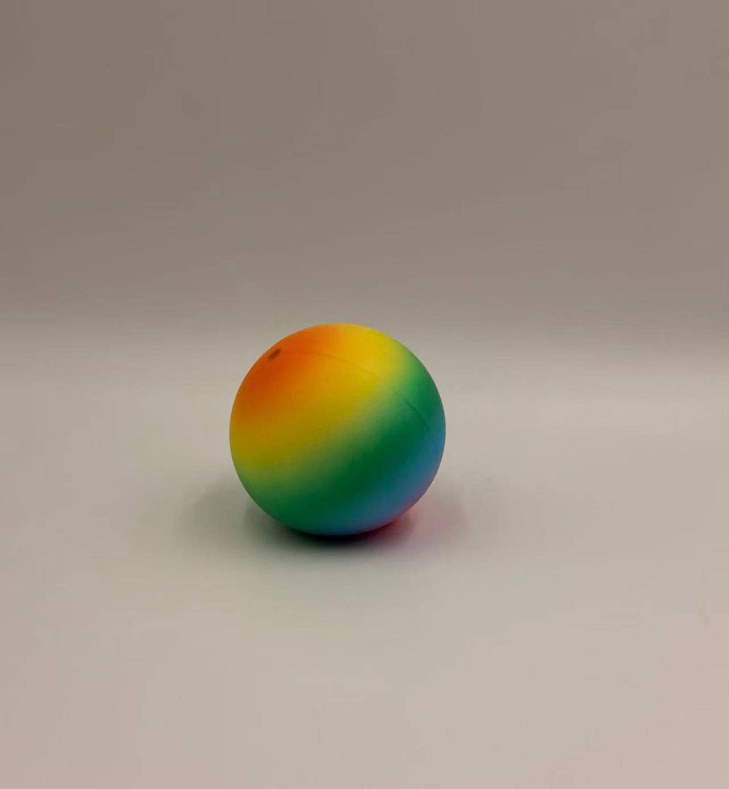 Rainbow Stress Relief Squishy Ball - Soft Sensory Fidget Toy