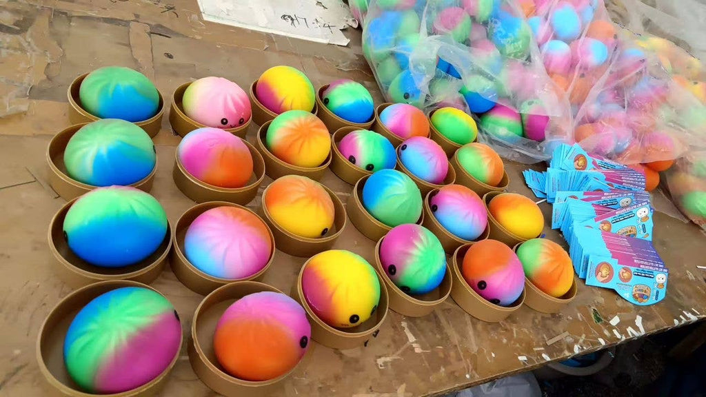 The Viral Squishy Dumpling- Rainbow Edition 