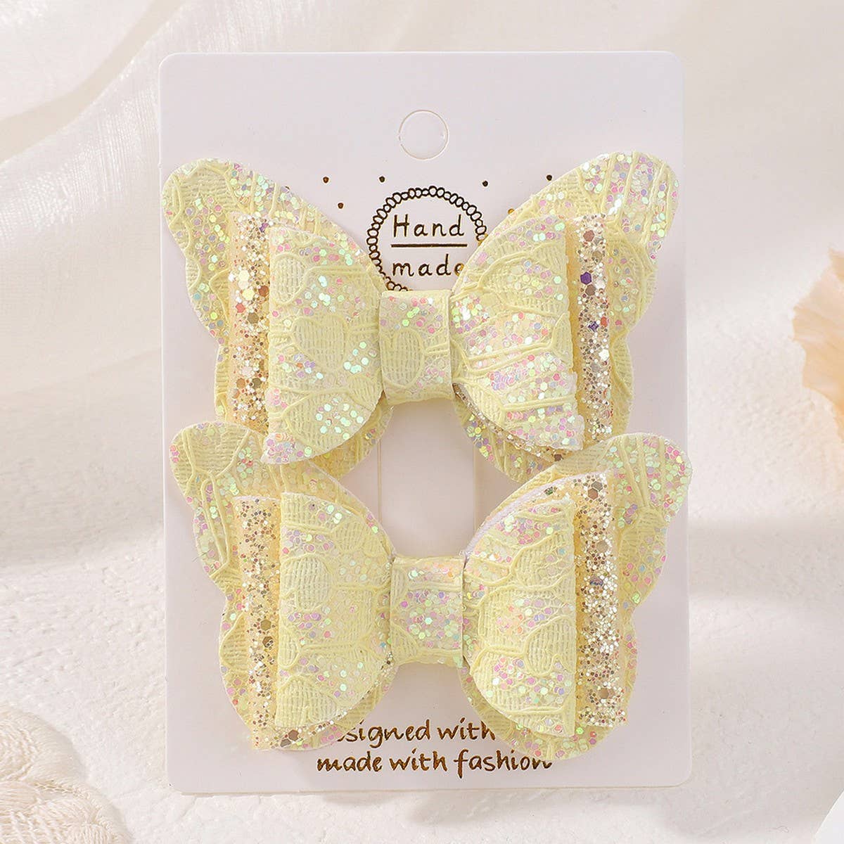 Cute Cartoon Glitter Bow Hair Clip Set_CWAHA6730: TYPE8 / (OS) 1