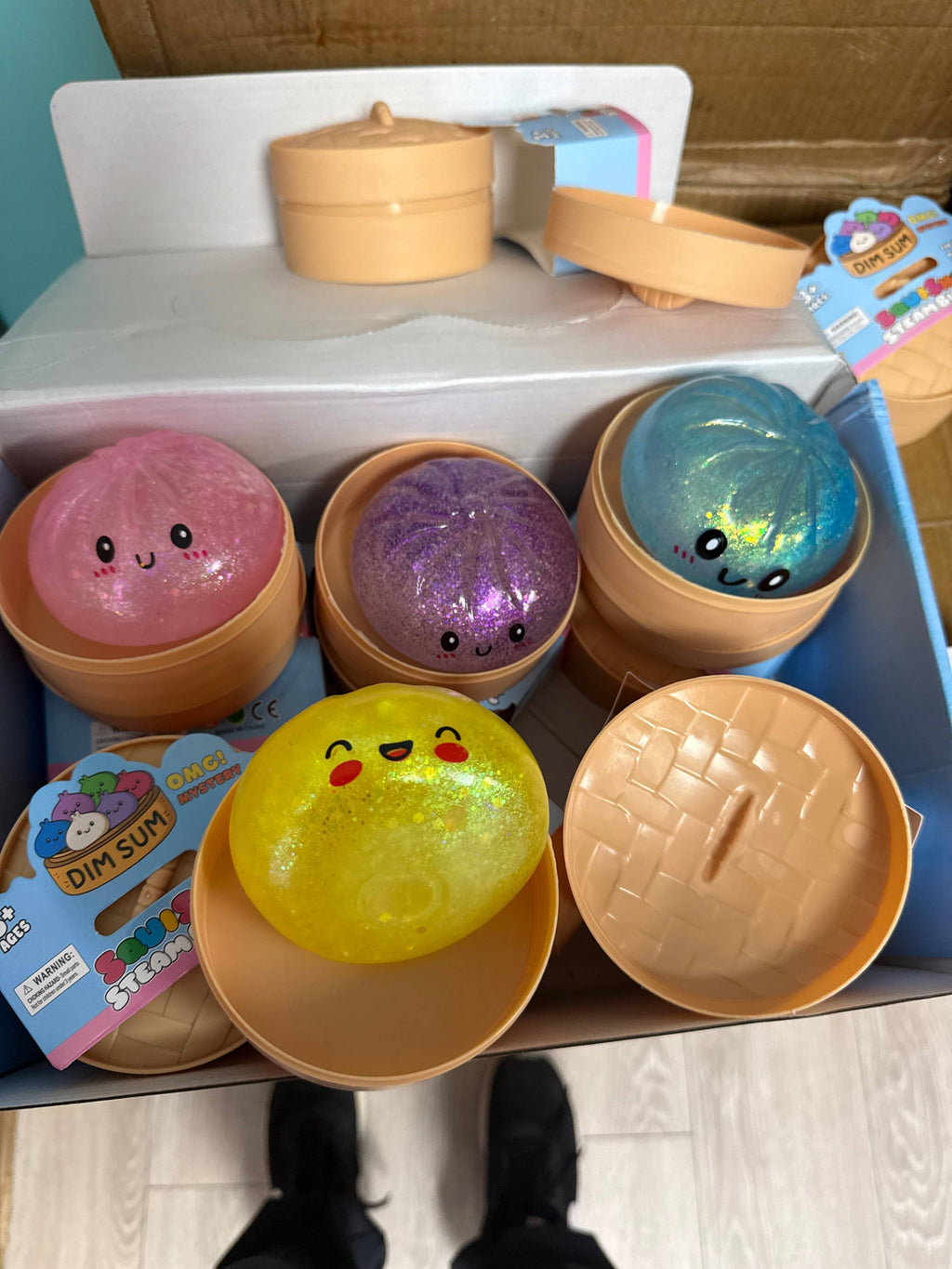 The Viral Dumpling Squishy  - Glitter Edition- 