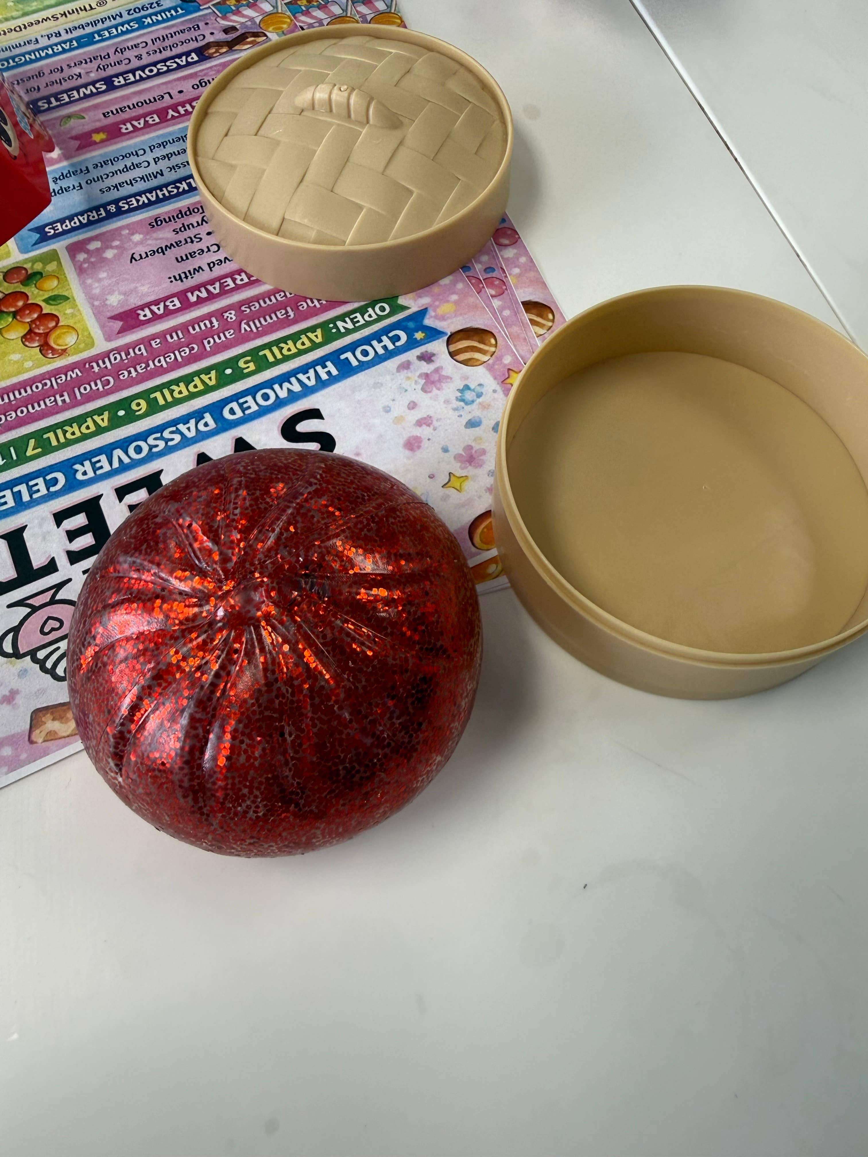 The Viral Dumpling Squishy  - Glitter Edition- 