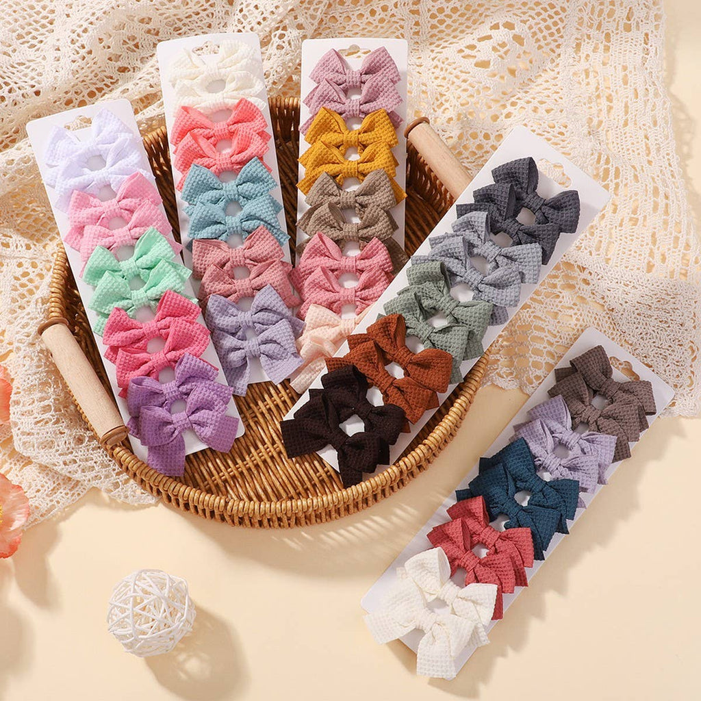 1.6" Handmade Fabric Bow Clips for Girls_CWAHA6756: TYPE19 / (OS) 1