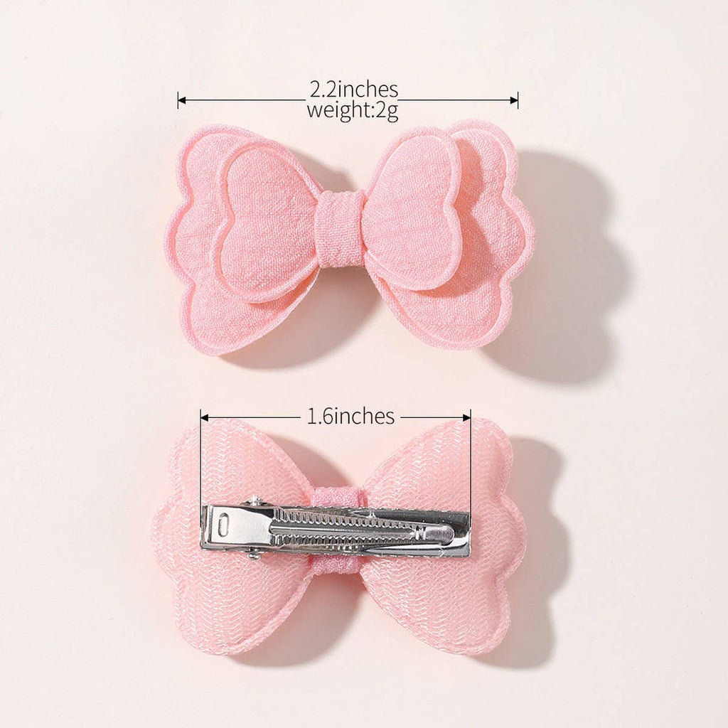 Double-Layer Butterfly Hair Clip Set for Kids_CWAHA6707: TYPE7 / (OS) 1