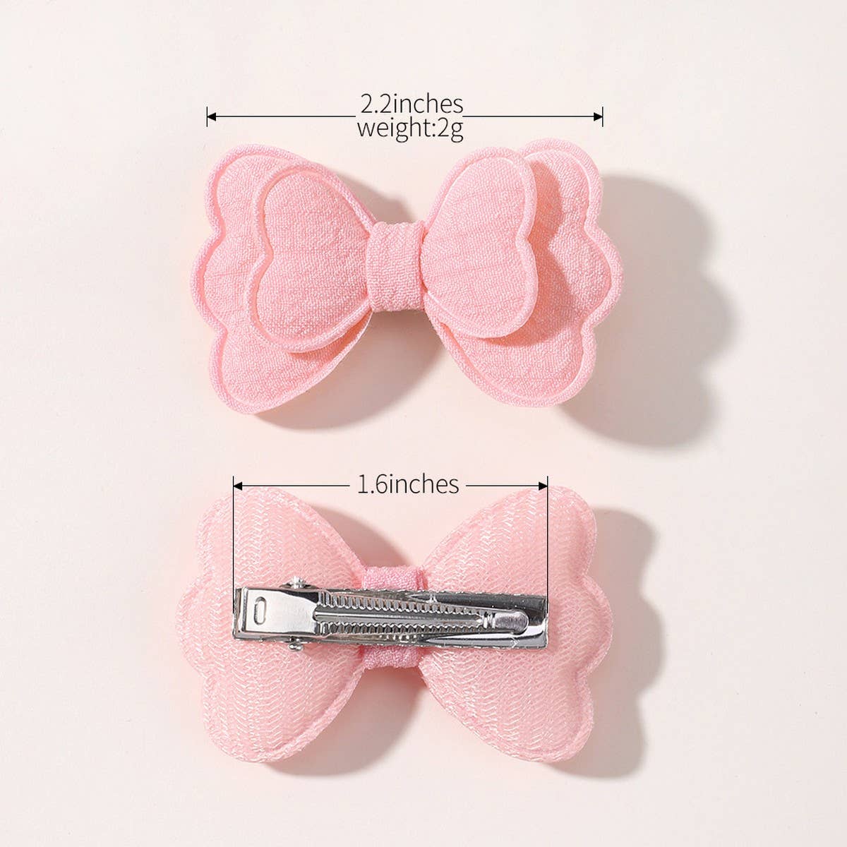 Double-Layer Butterfly Hair Clip Set for Kids_CWAHA6707: TYPE17 / (OS) 1