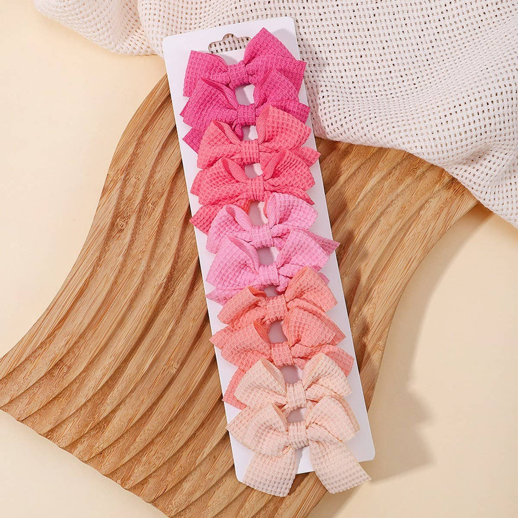 1.6" Handmade Fabric Bow Clips for Girls_CWAHA6756: TYPE19 / (OS) 1