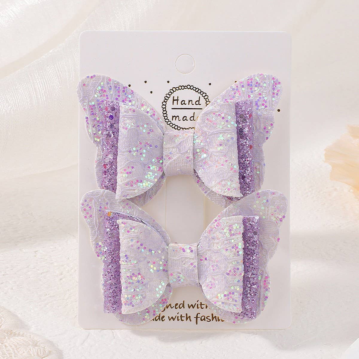 Cute Cartoon Glitter Bow Hair Clip Set_CWAHA6730: TYPE2 / (OS) 1