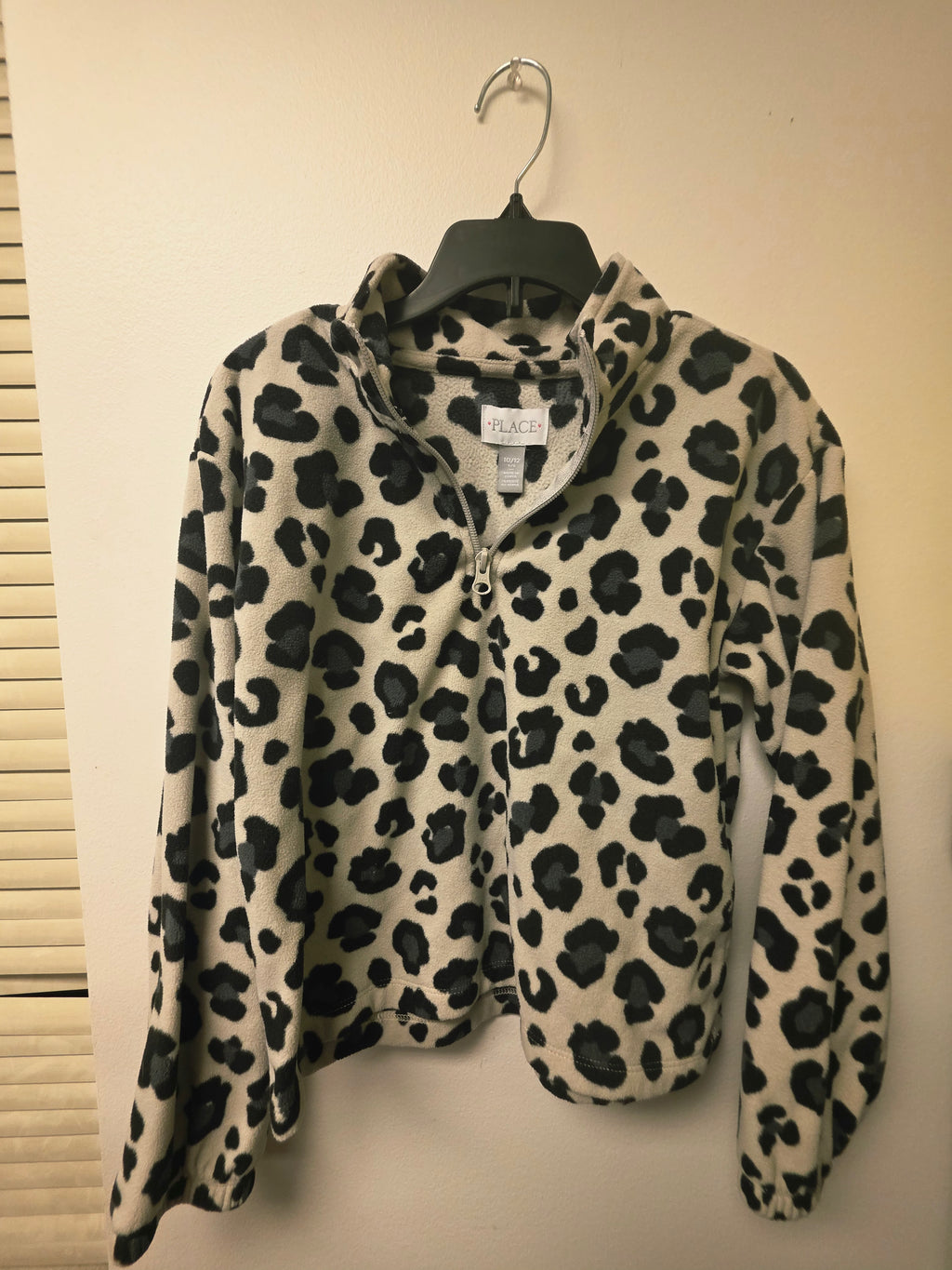 10/12 Leopard Fleece Pullover Childrens Place