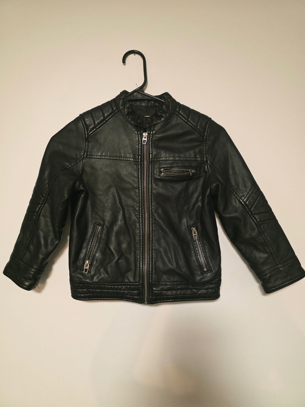 6, Zara faux leather jacket