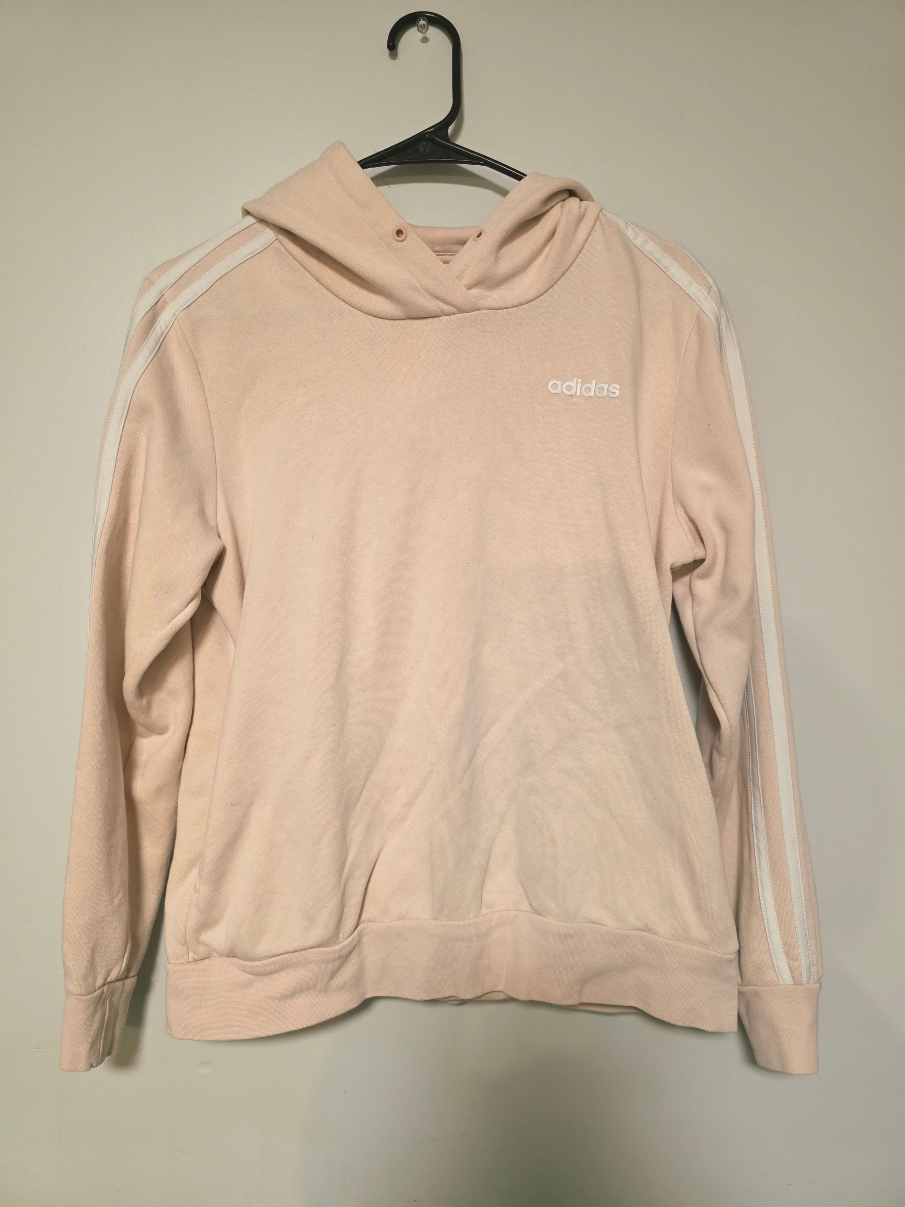 Med Juniors Pink Essentials 3-Stripes Hoodie *missing drawstring