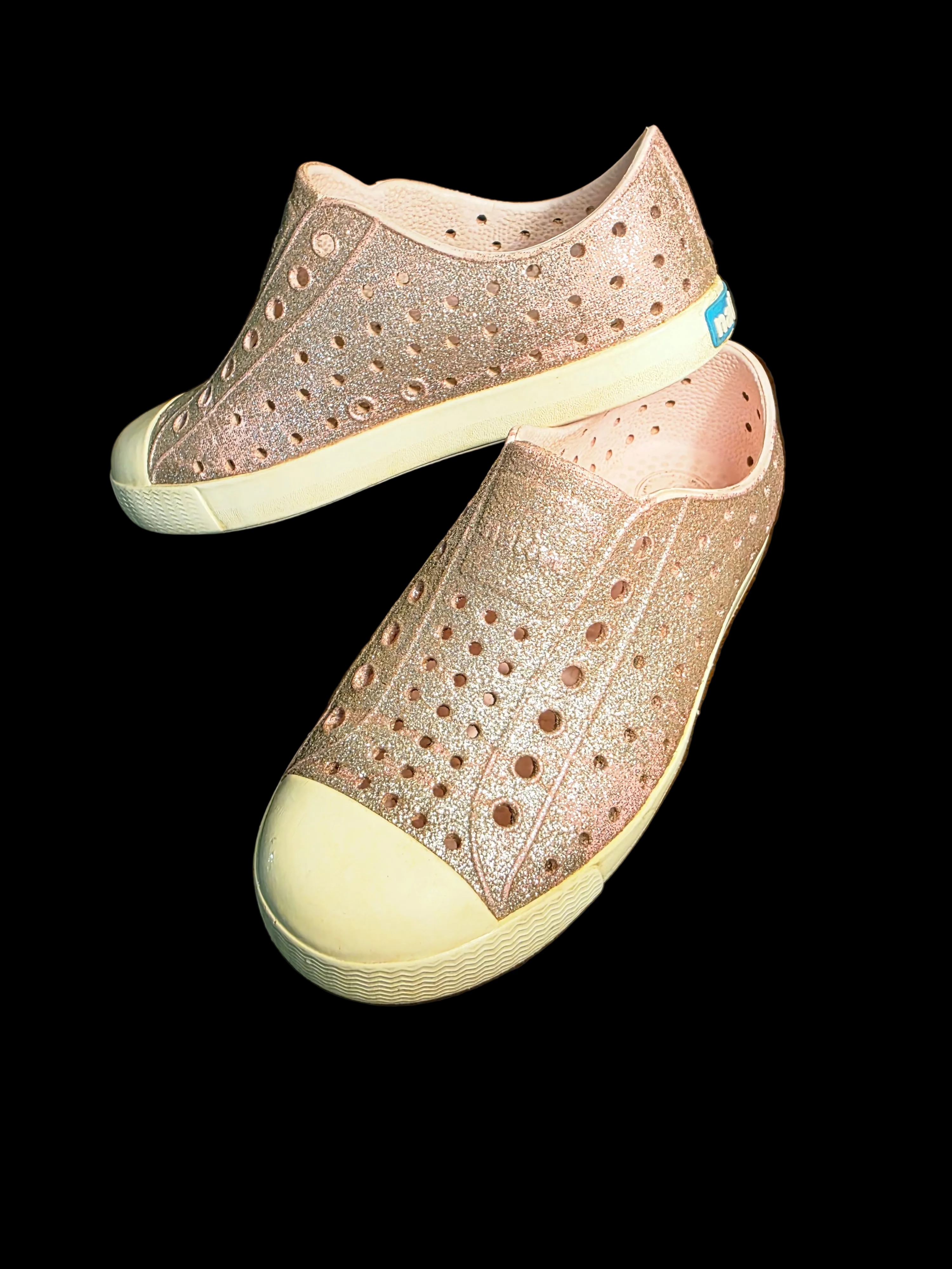 Size 11 Pink Glitter Natives