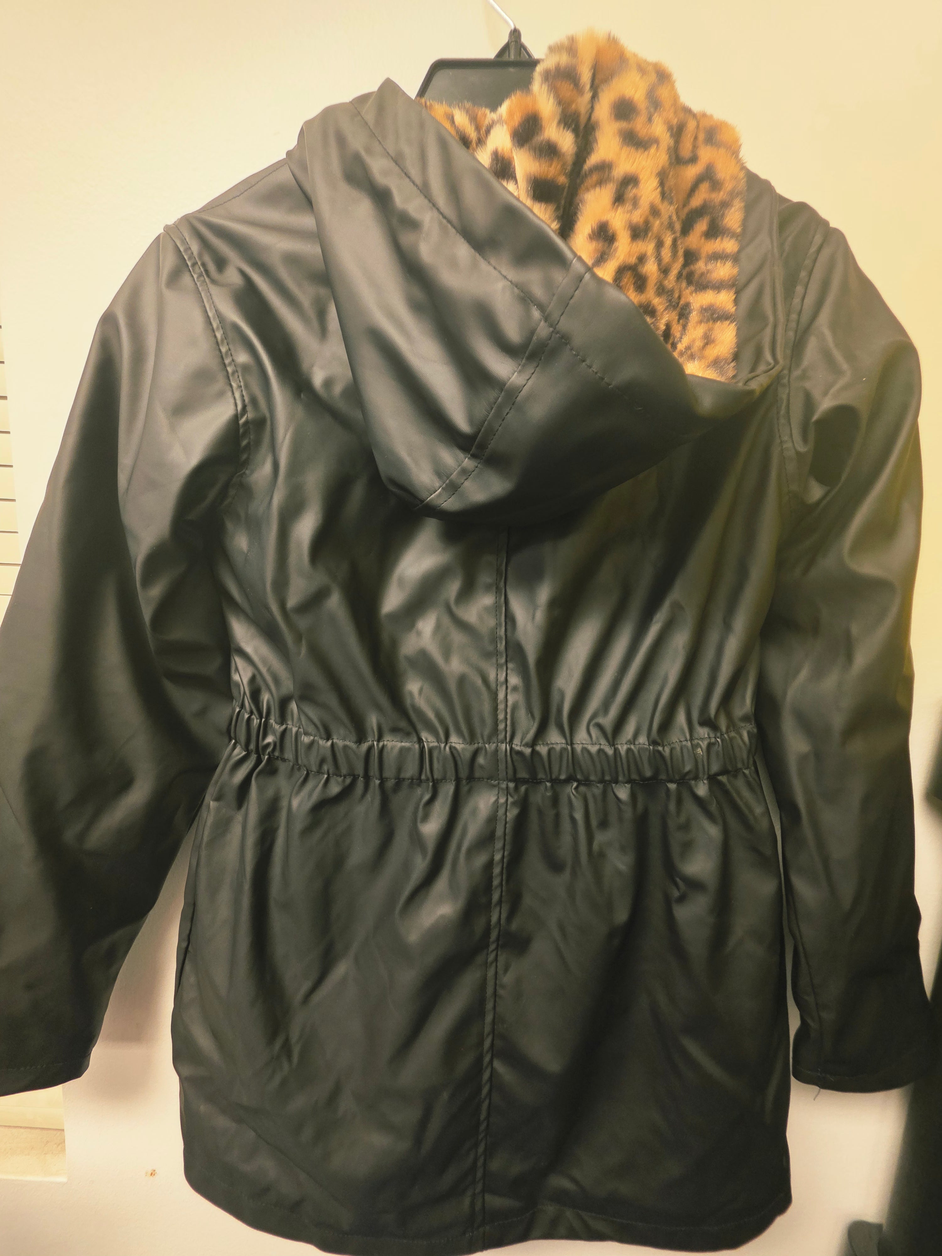 8 Faux Leather Coat & Faux Fur Lining C&C California