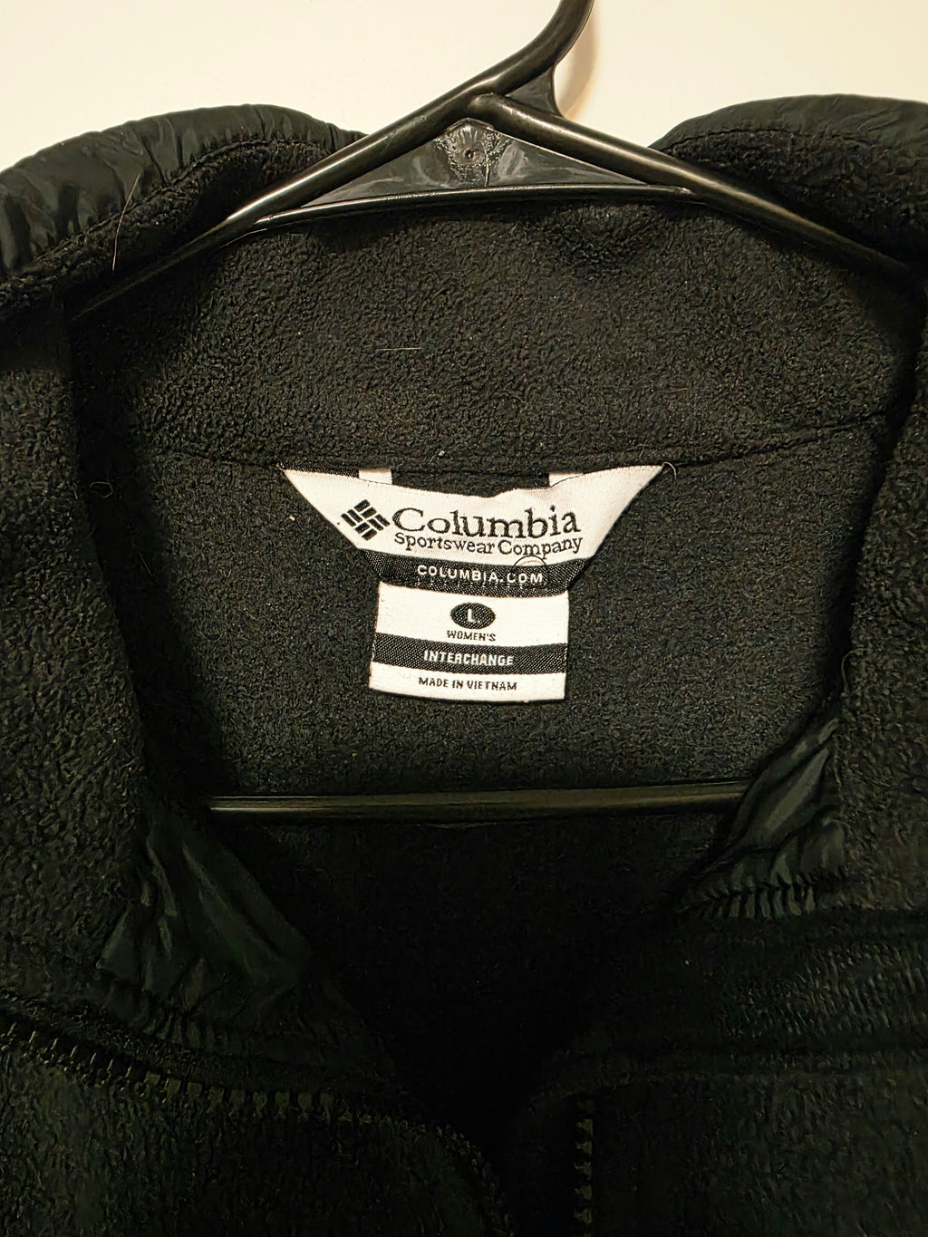Mens Large Columbia Interchange System fleece jacket liner