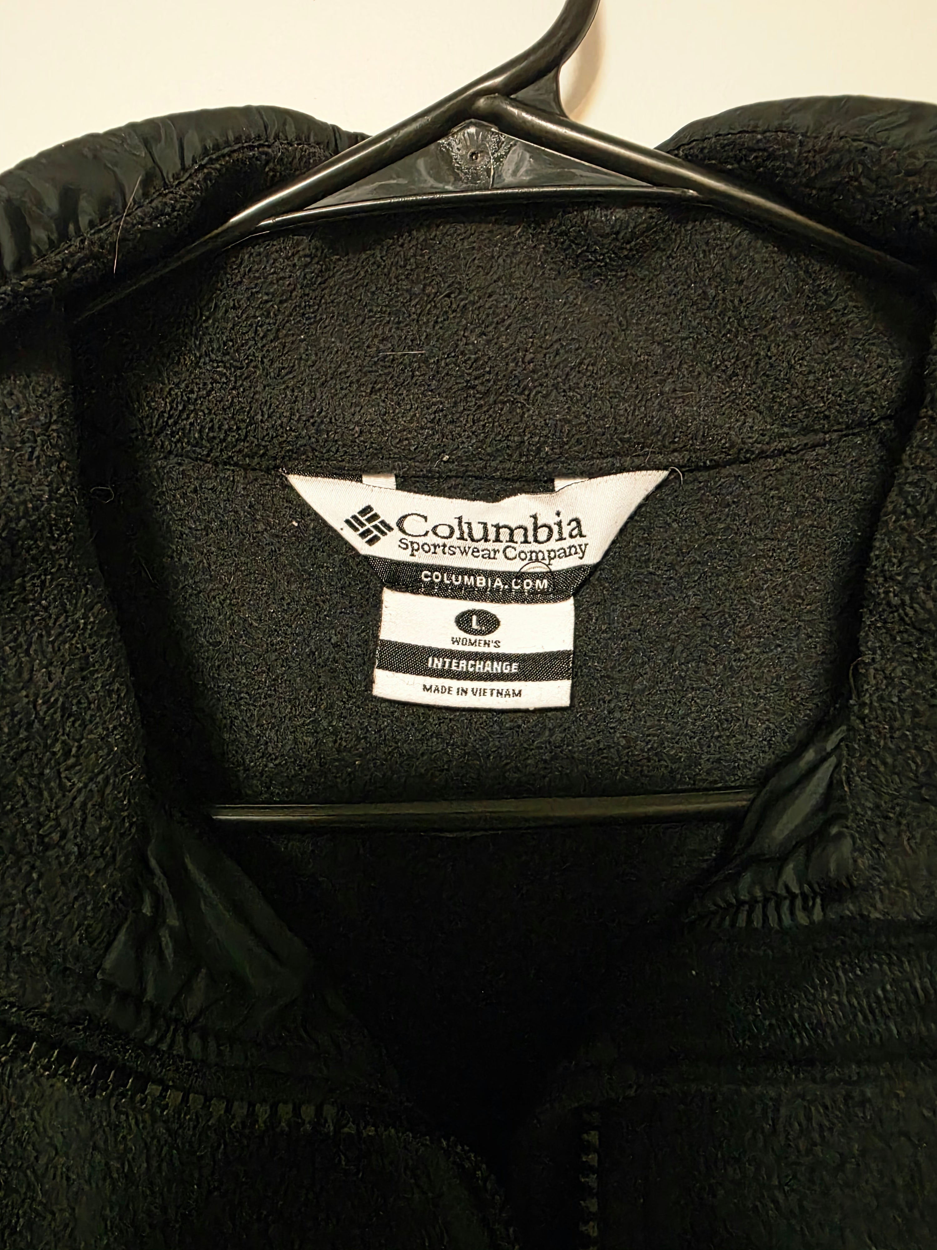 Mens Large Columbia Interchange System fleece jacket liner