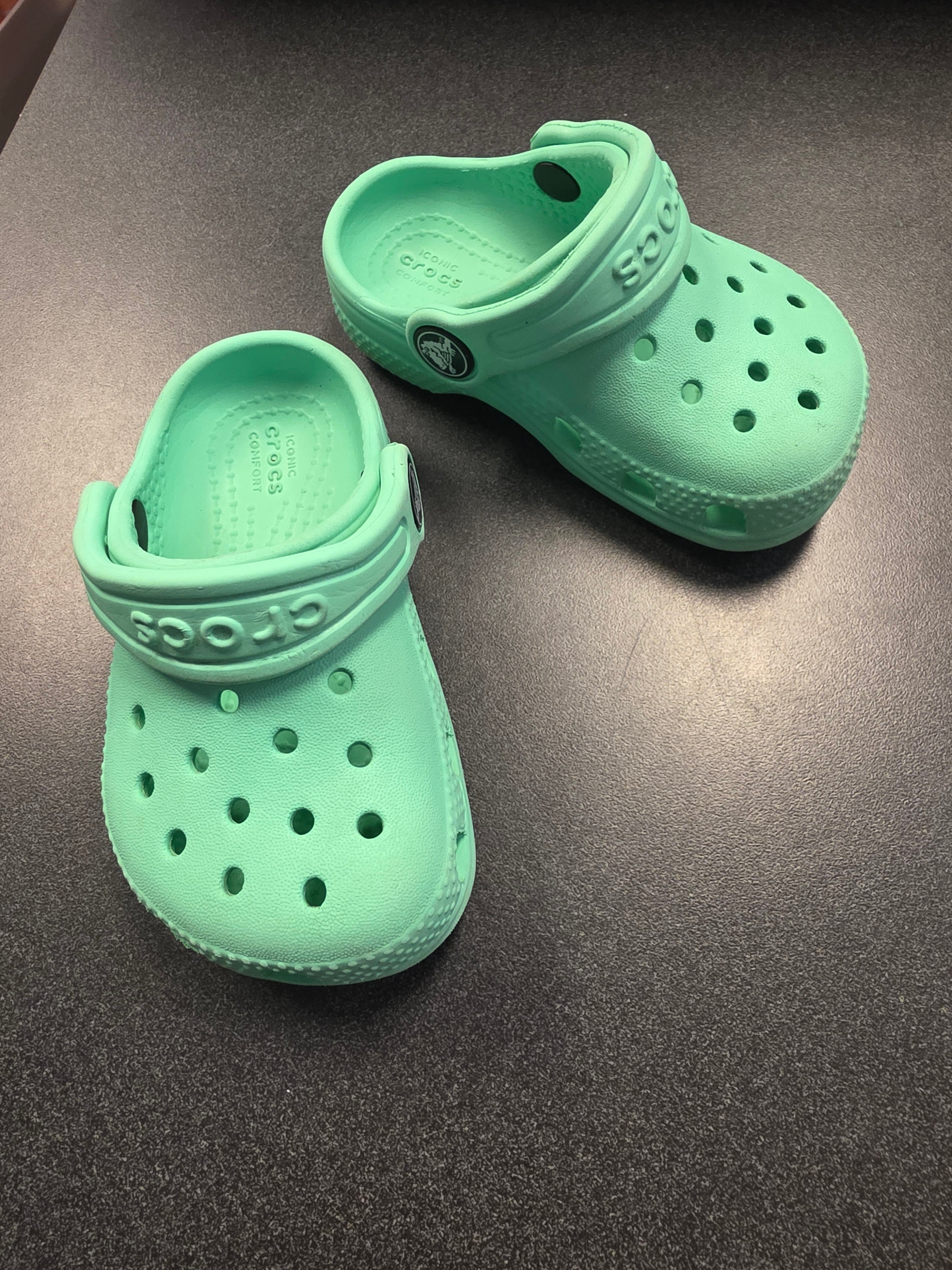 Mint Green Crocs